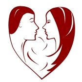 volto uomo e donna ...cuore